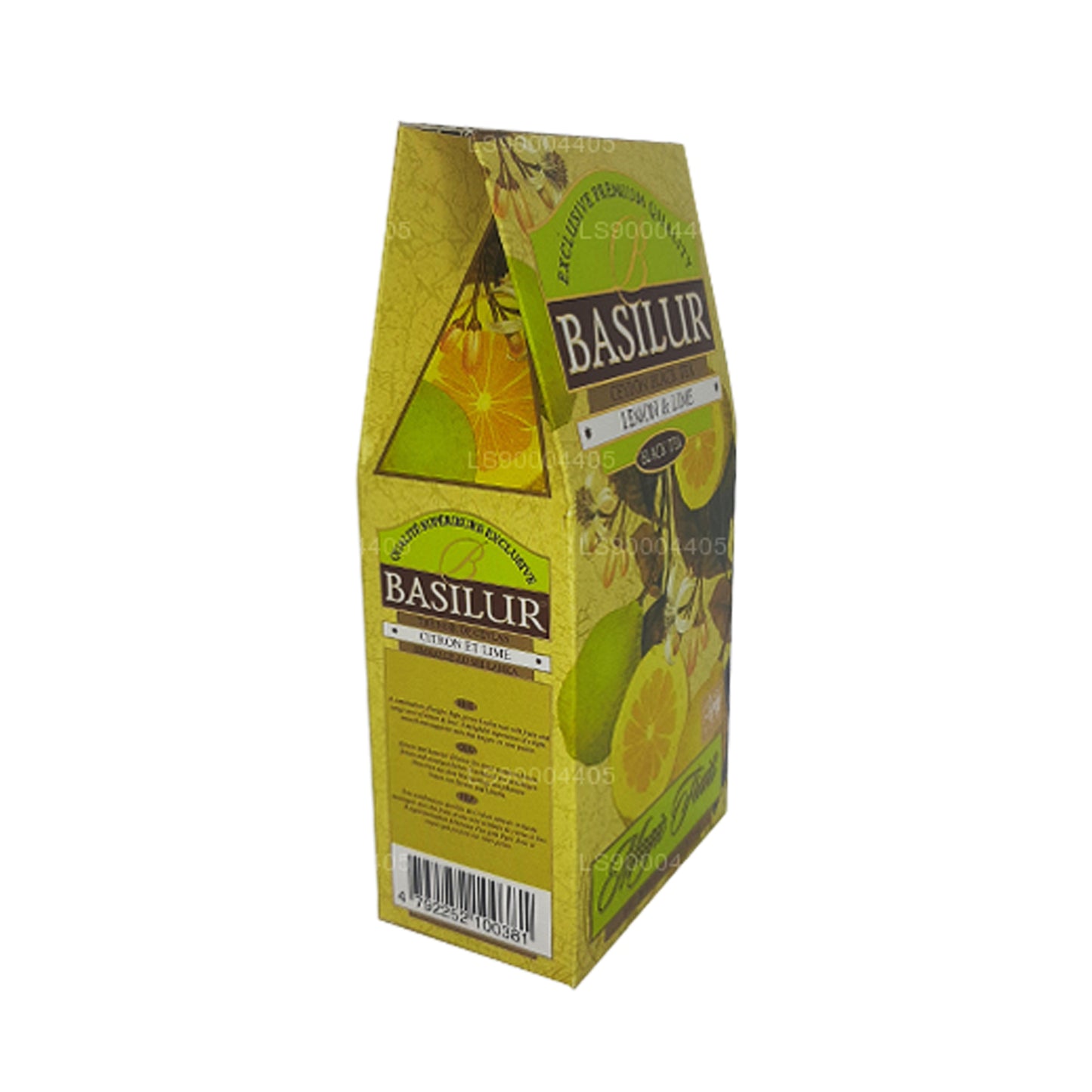 Té negro de Ceilán con limón y lima Basilur (100 g)