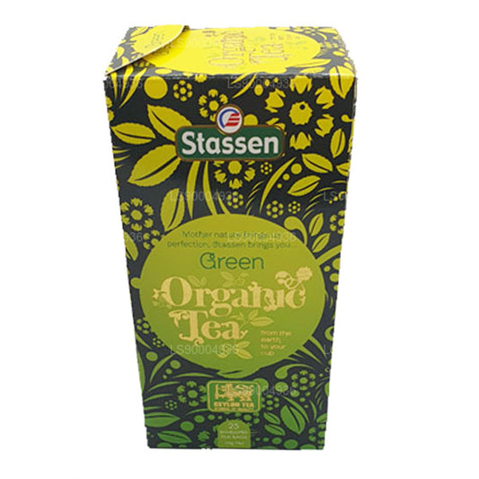 Té orgánico verde Stassen (50 g) 25 bolsitas de té