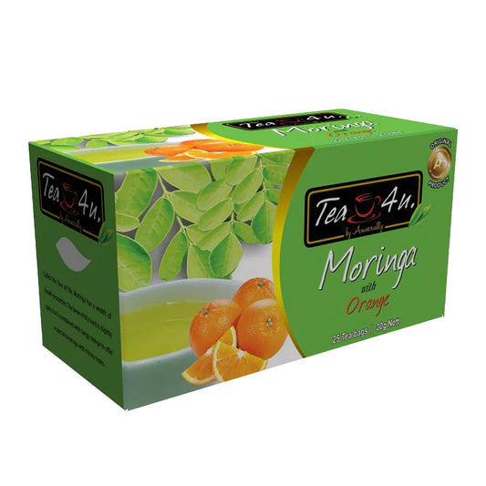 Tea4U Moringa con naranja (30 g) 25 bolsitas de té