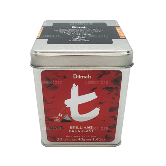 Desayuno brillante Dilmah T-series (40 g), 20 bolsitas de té