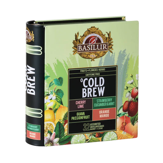 Libro de té Basilur Cold Brew Surtido (60 g) 32 bolsitas de té