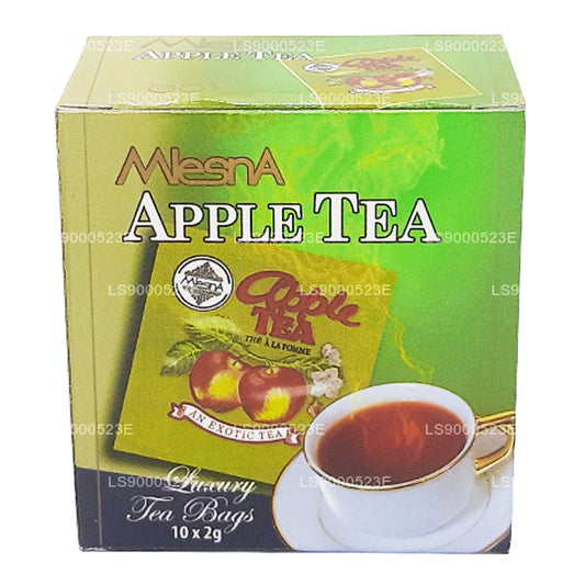 Té de manzana Mlesna (20 g) 10 bolsitas de té de lujo