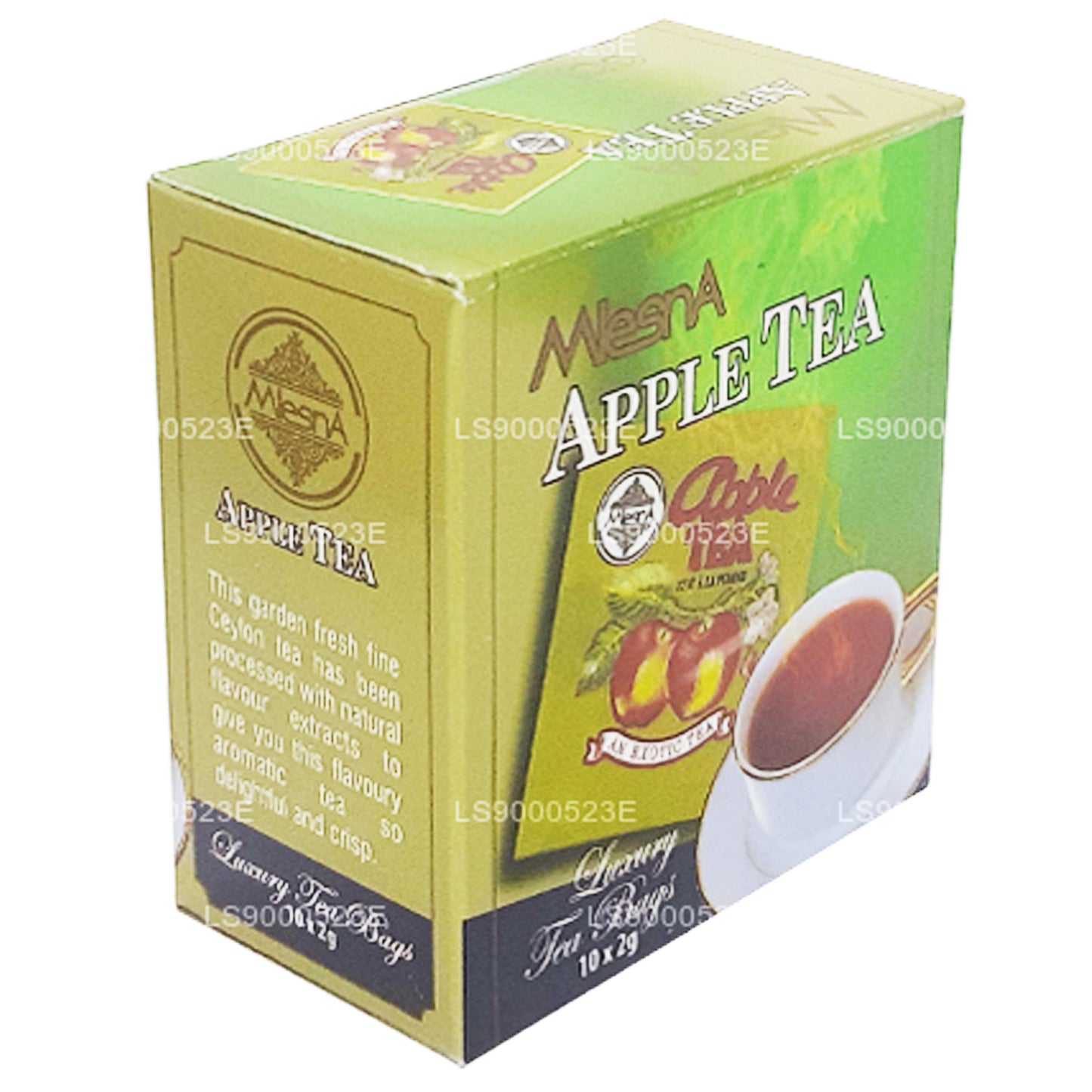 Té de manzana Mlesna (20 g) 10 bolsitas de té de lujo