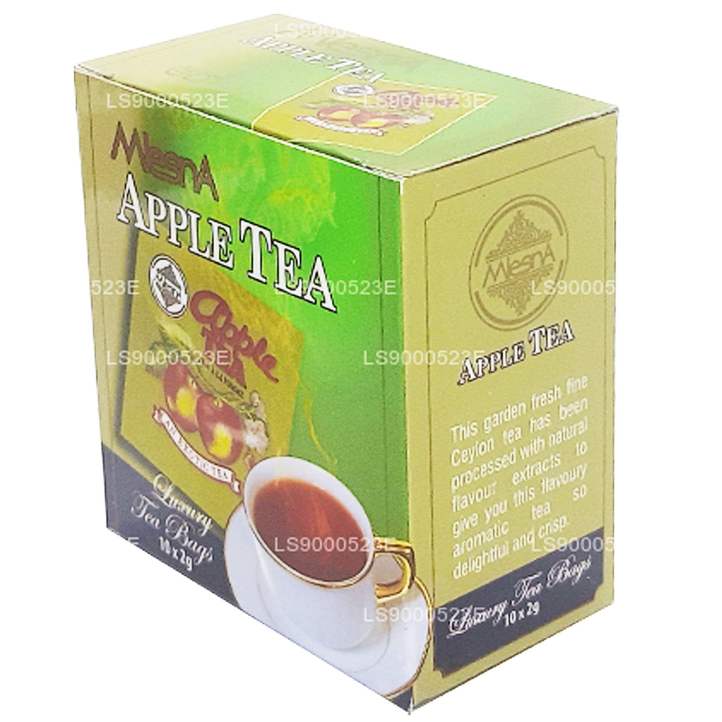 Té de manzana Mlesna (20 g) 10 bolsitas de té de lujo