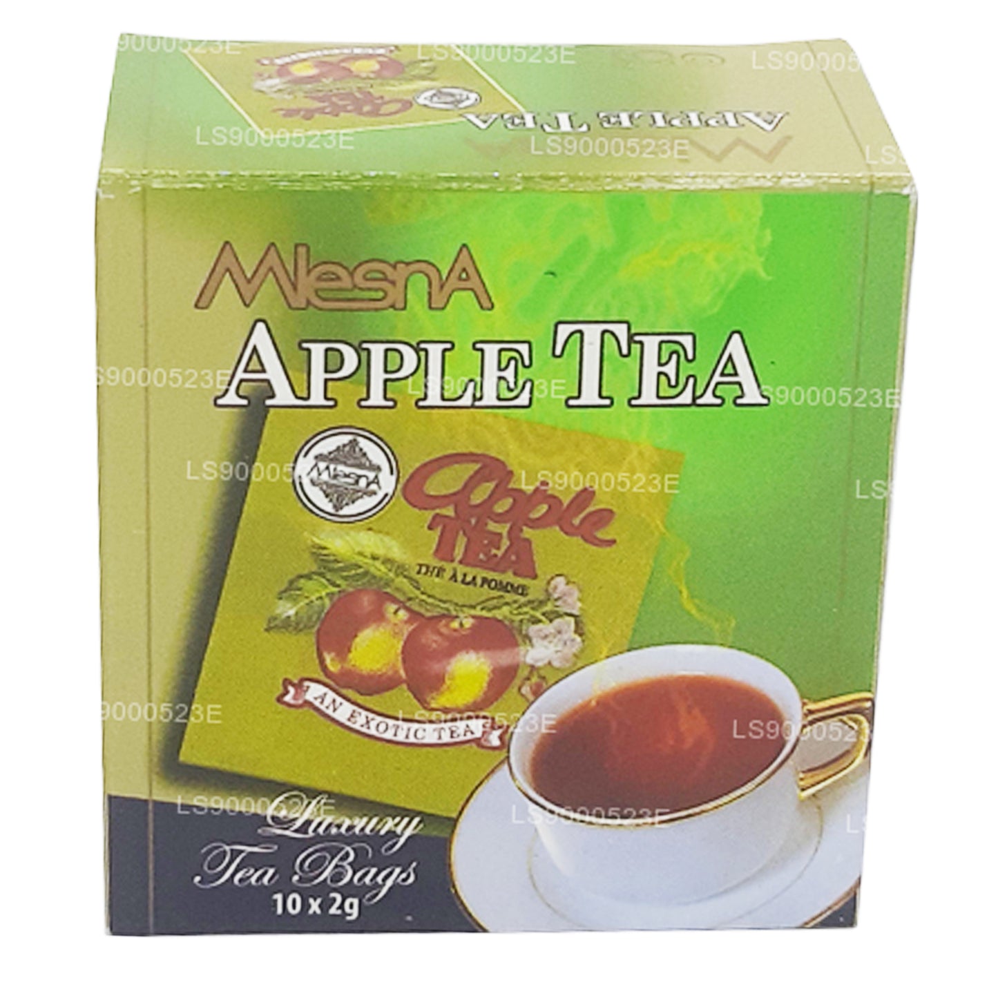 Té de manzana Mlesna (20 g) 10 bolsitas de té de lujo