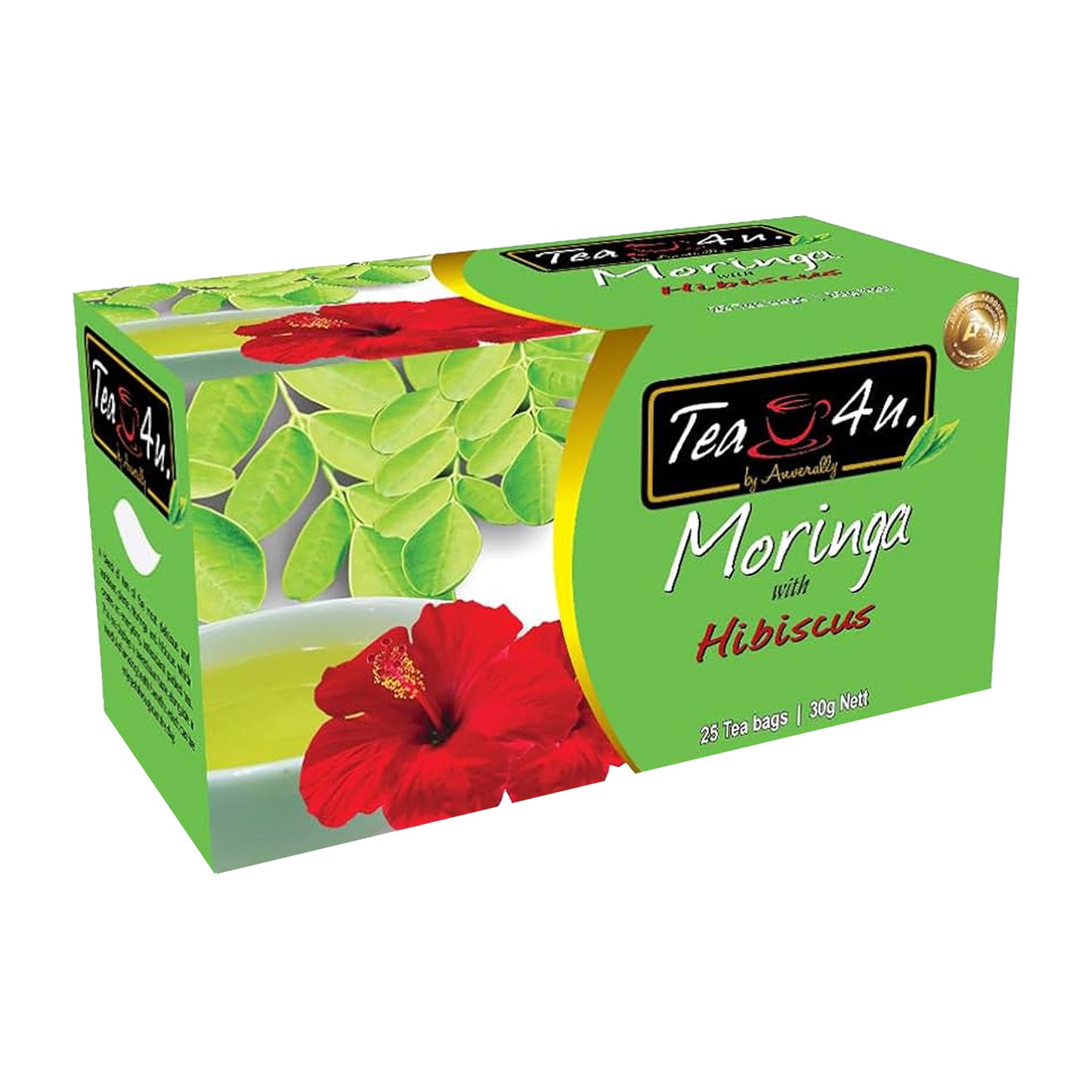 Moringa con hibisco Tea4U (30 g) 25 bolsitas de té