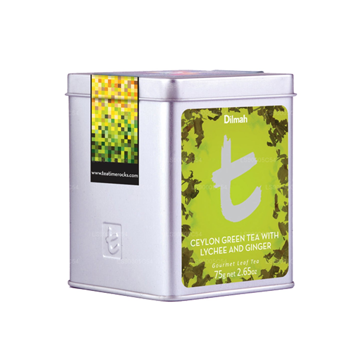 Té verde Dilmah de Ceilán con lichi y jengibre (75 g)