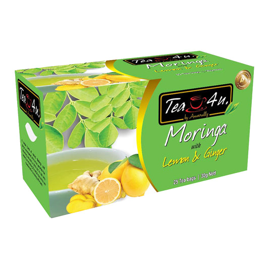 Moringa con limón y jengibre Tea4U (30 g) 25 bolsitas de té