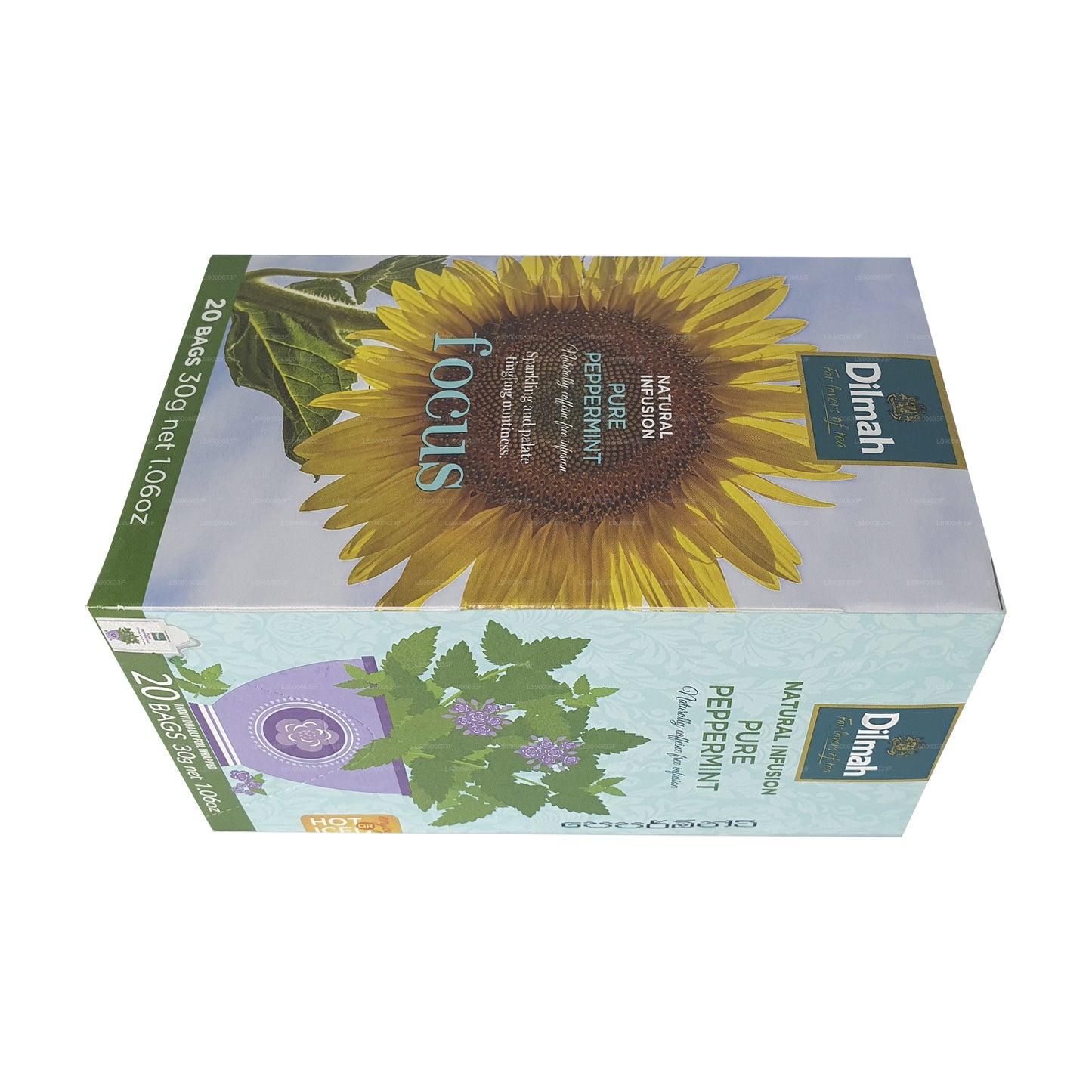 Menta pura Dilmah Natural Infusion (30 g), 20 bolsitas de té