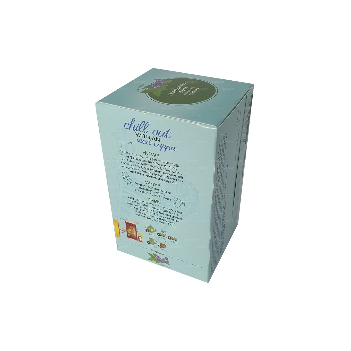 Menta pura Dilmah Natural Infusion (30 g), 20 bolsitas de té