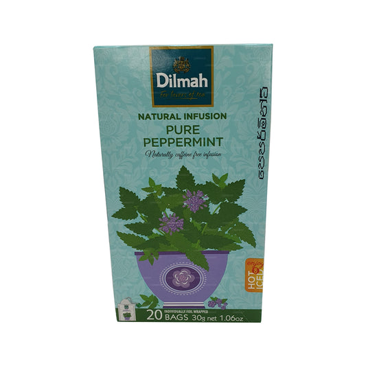 Menta pura Dilmah Natural Infusion (30 g), 20 bolsitas de té