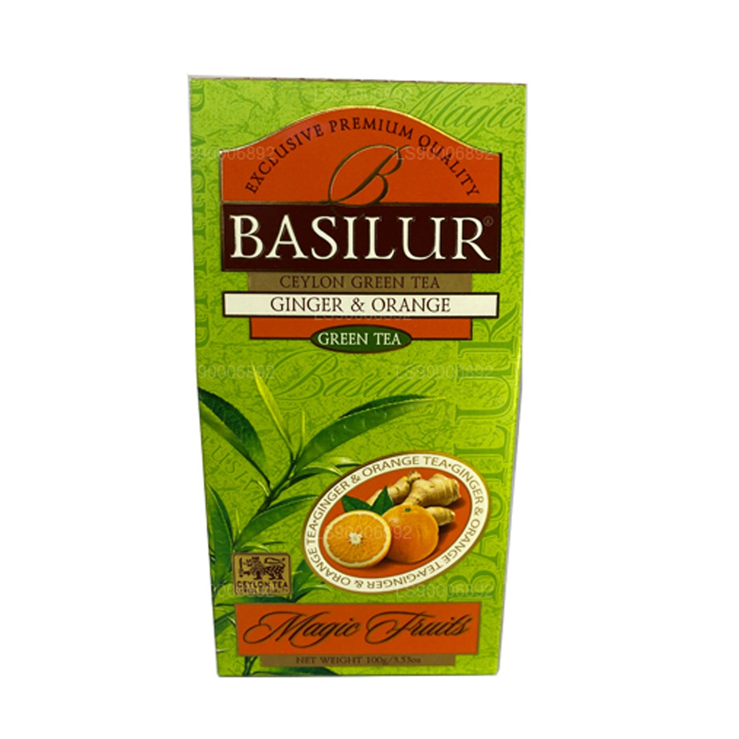 Jengibre verde y naranja Basilur Magic (100 g)