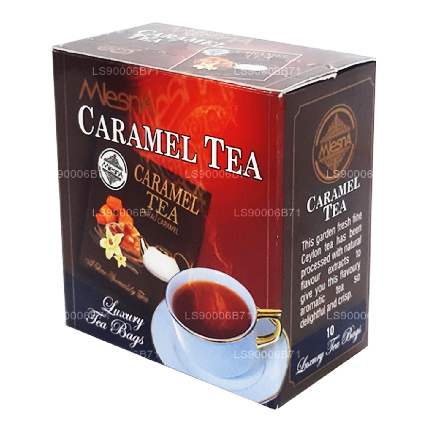 Té de caramelo Mlesna (20 g) 10 bolsitas de té de lujo