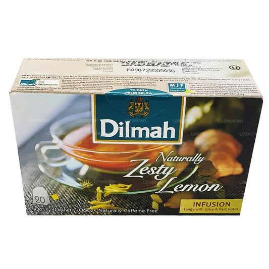 Dilmah Naturally Zesty Lemon (30 g) 20 bolsitas de té