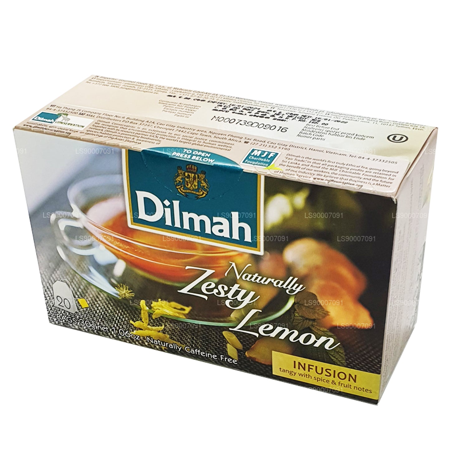 Dilmah Naturally Zesty Lemon (30 g) 20 bolsitas de té