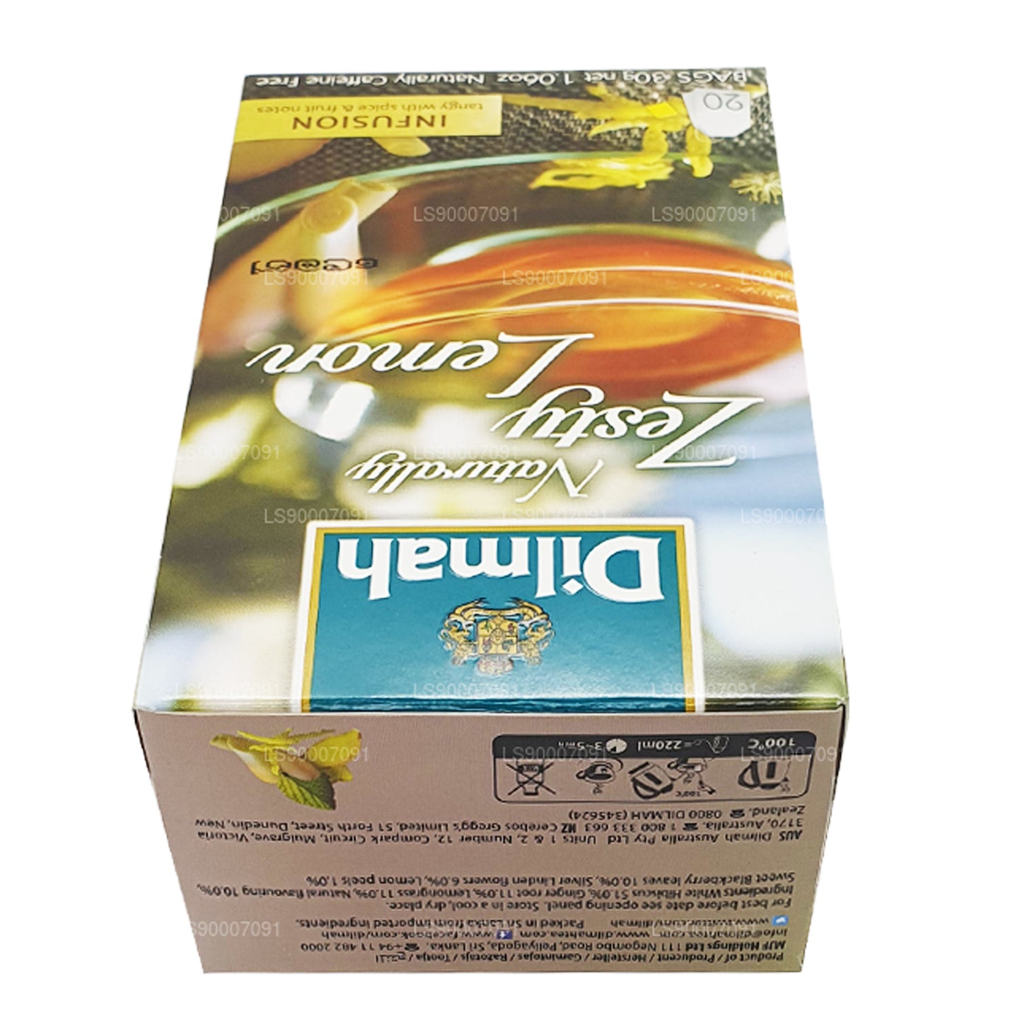 Dilmah Naturally Zesty Lemon (30 g) 20 bolsitas de té