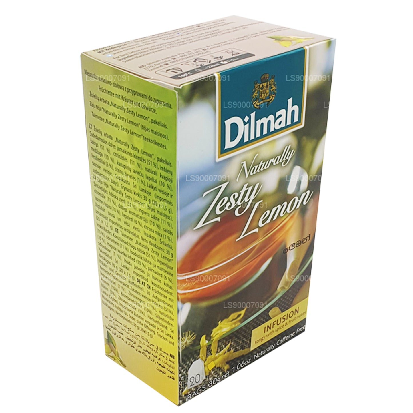 Dilmah Naturally Zesty Lemon (30 g) 20 bolsitas de té