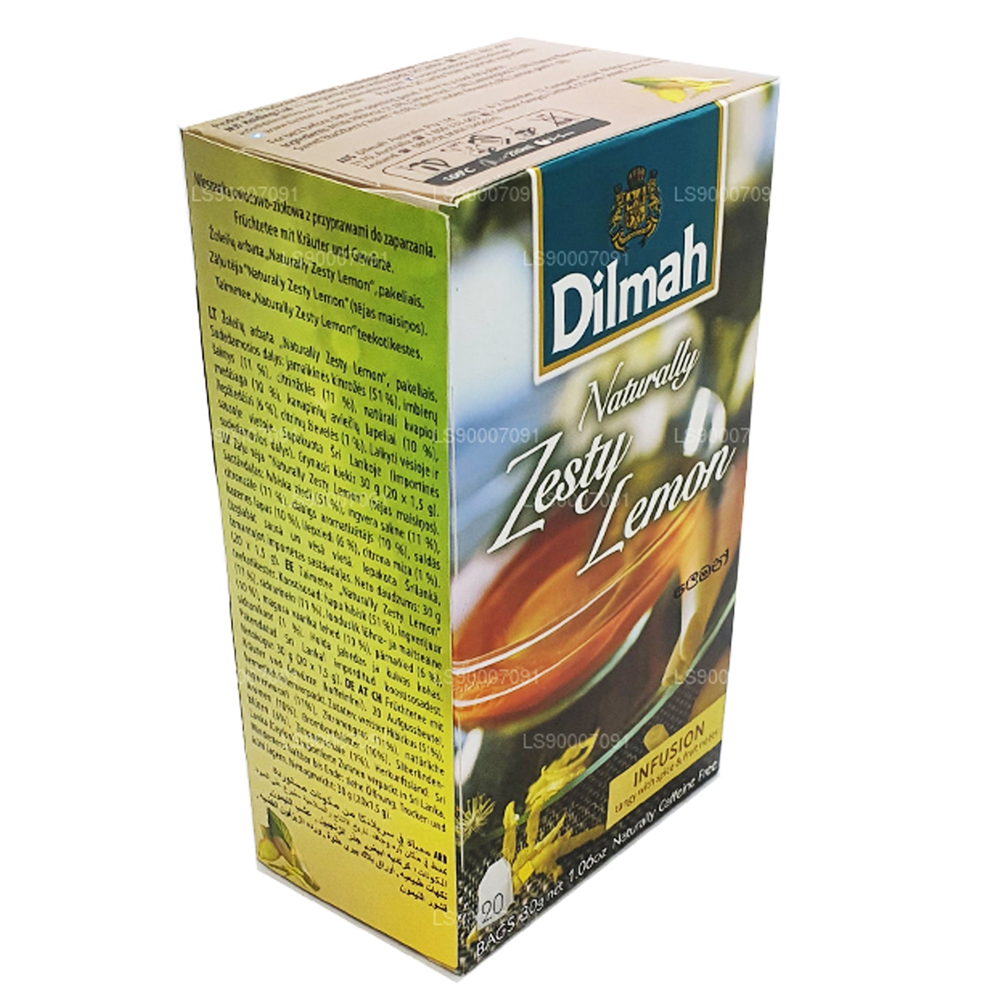 Dilmah Naturally Zesty Lemon (30 g) 20 bolsitas de té