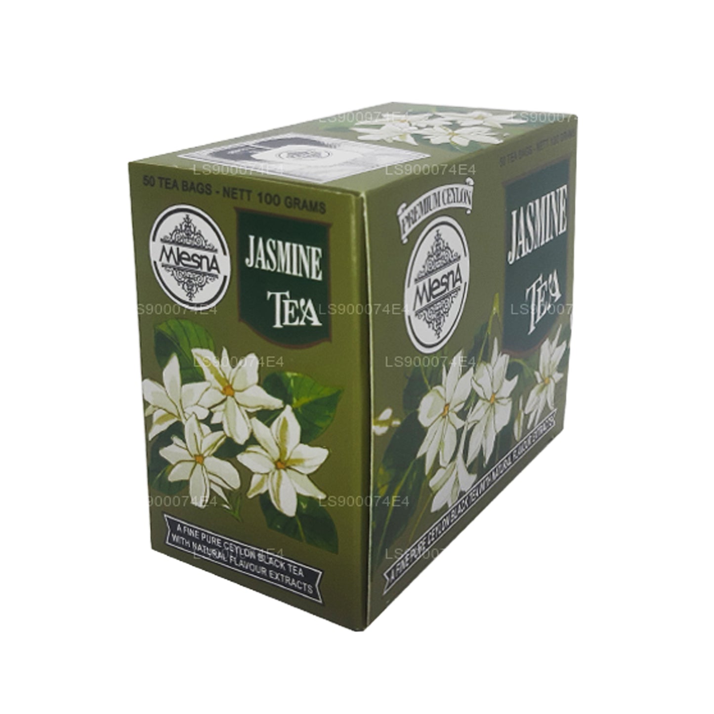 Té verde Melesna Jasmine (100 g) 50 bolsitas de té