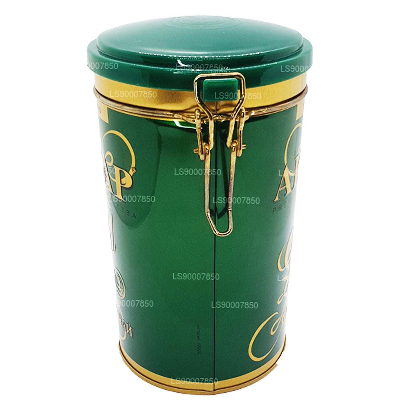 Té de hojas de té verde Akbar Gold (275 g) en lata