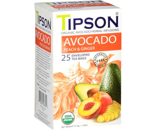 Tipson Aguacate, melocotón y jengibre (37,5 g)