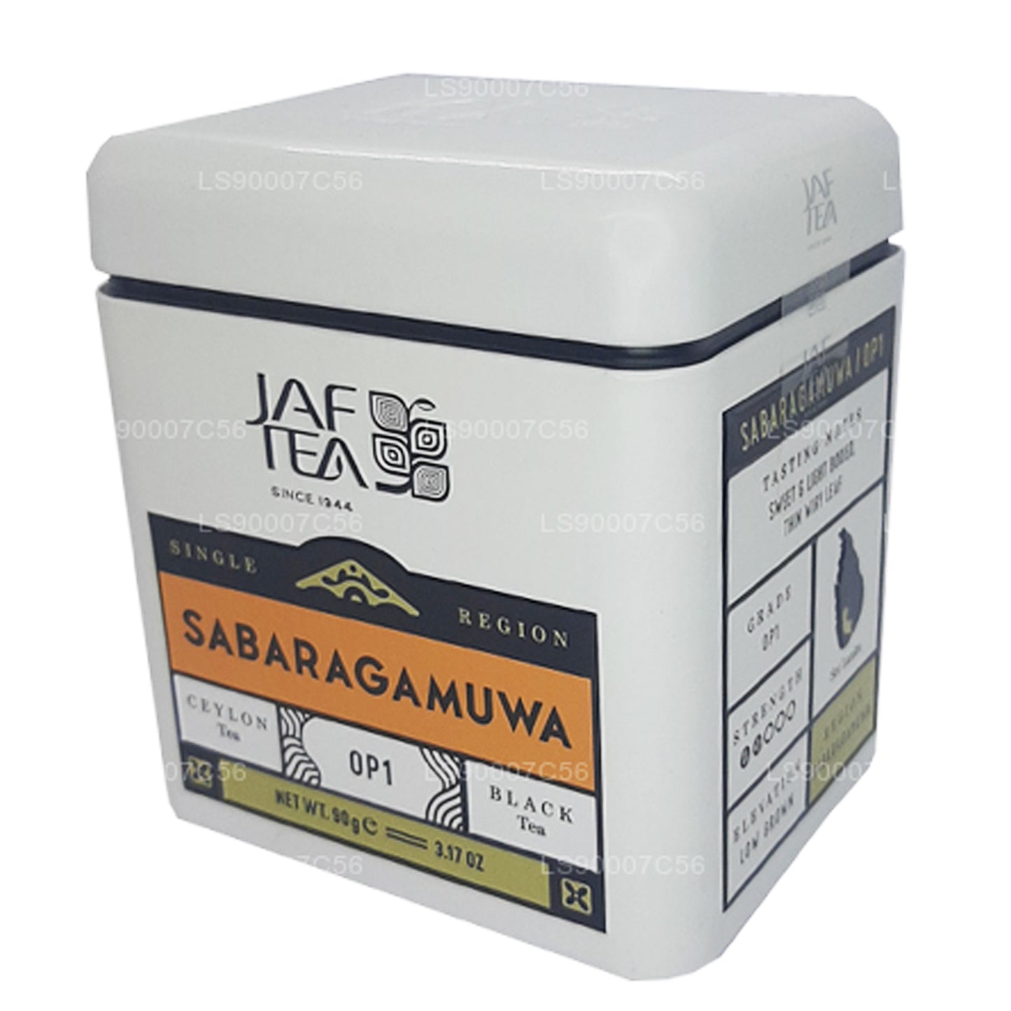 Lata de té Jaf de una sola región Sabaragamuwa OP1 (90 g)
