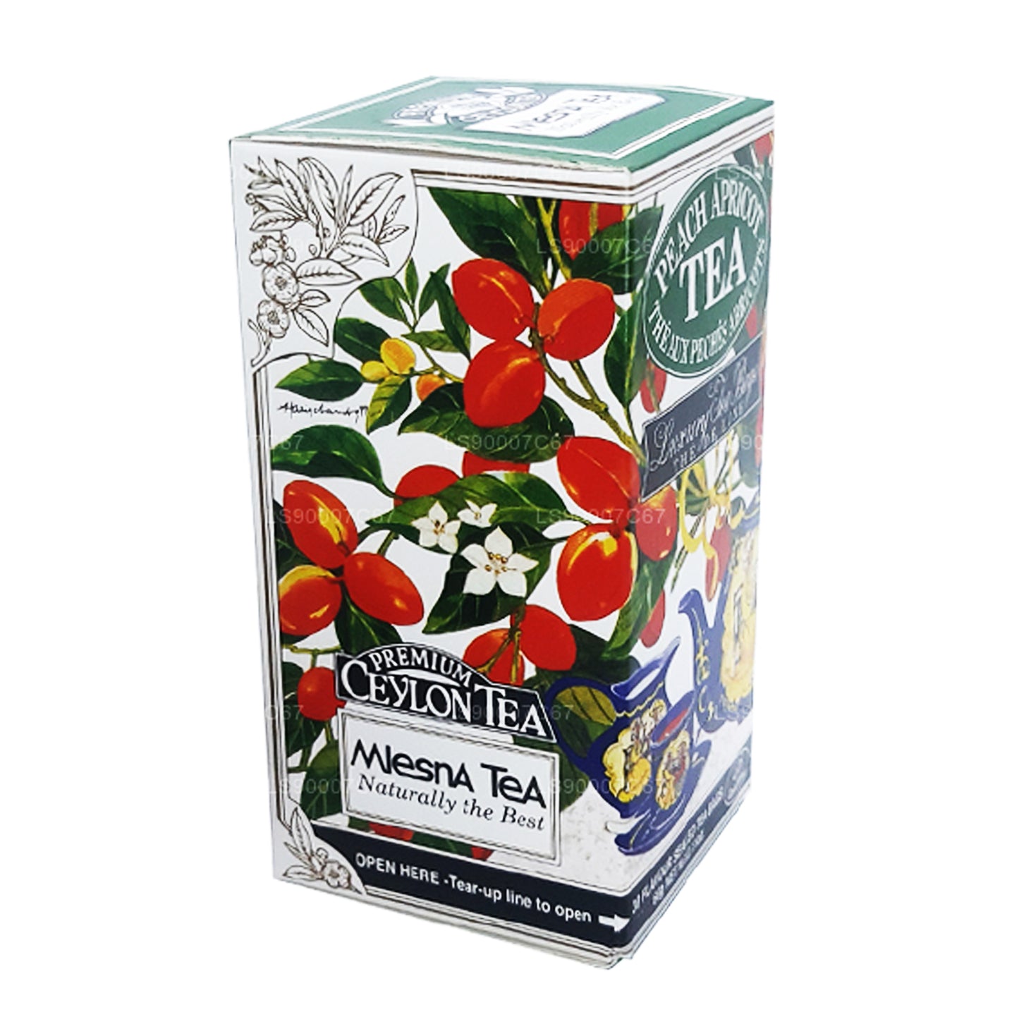 Bolsitas de té de lujo Mlesna Peach Albaricot (60 g)