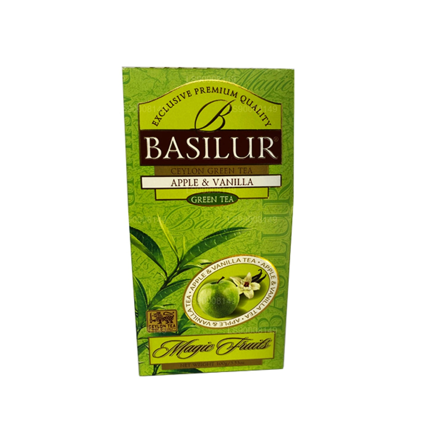 Manzana verde mágica y vainilla Basilur (100 g)