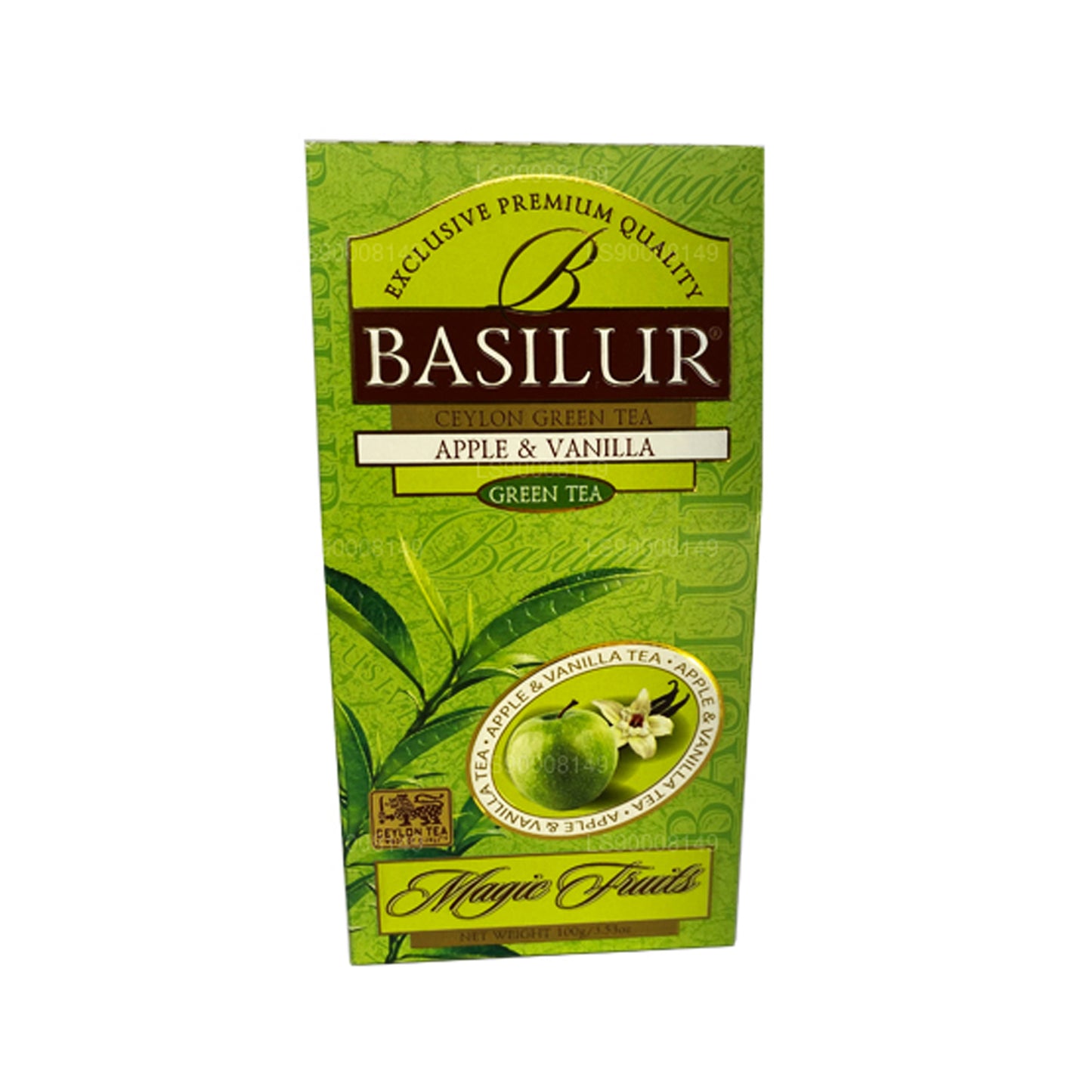 Manzana verde mágica y vainilla Basilur (100 g)