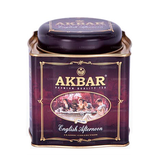 Té de hojas de té de tarde inglés clásico de Akbar (250 g)