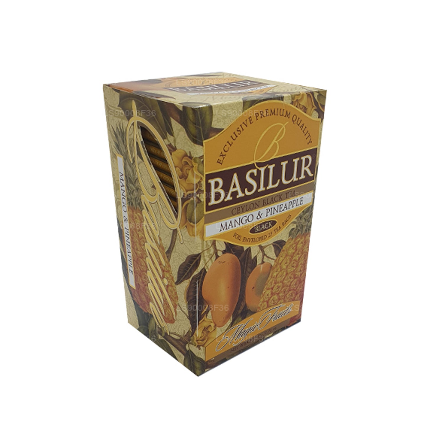 Basilur Magic Fruits Mango y piña (50 g) 25 bolsitas de té