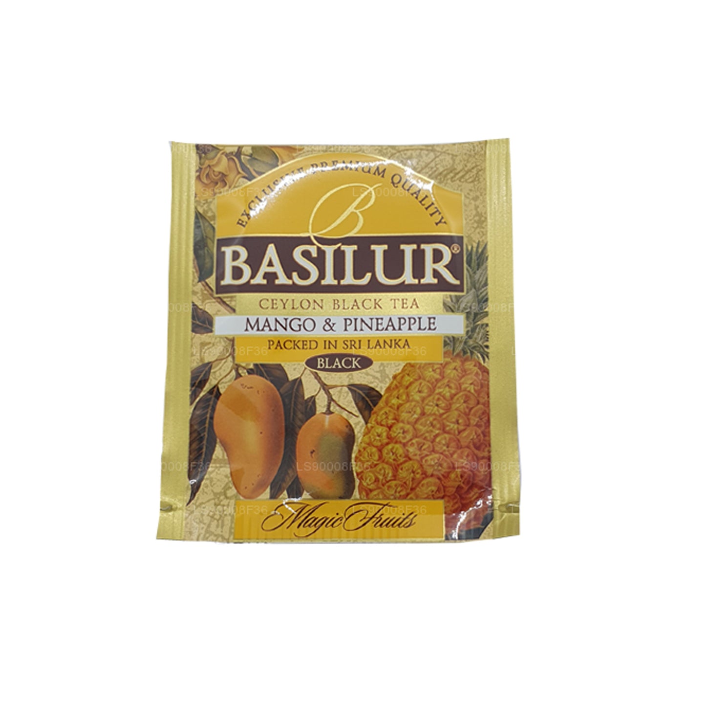 Basilur Magic Fruits Mango y piña (50 g) 25 bolsitas de té