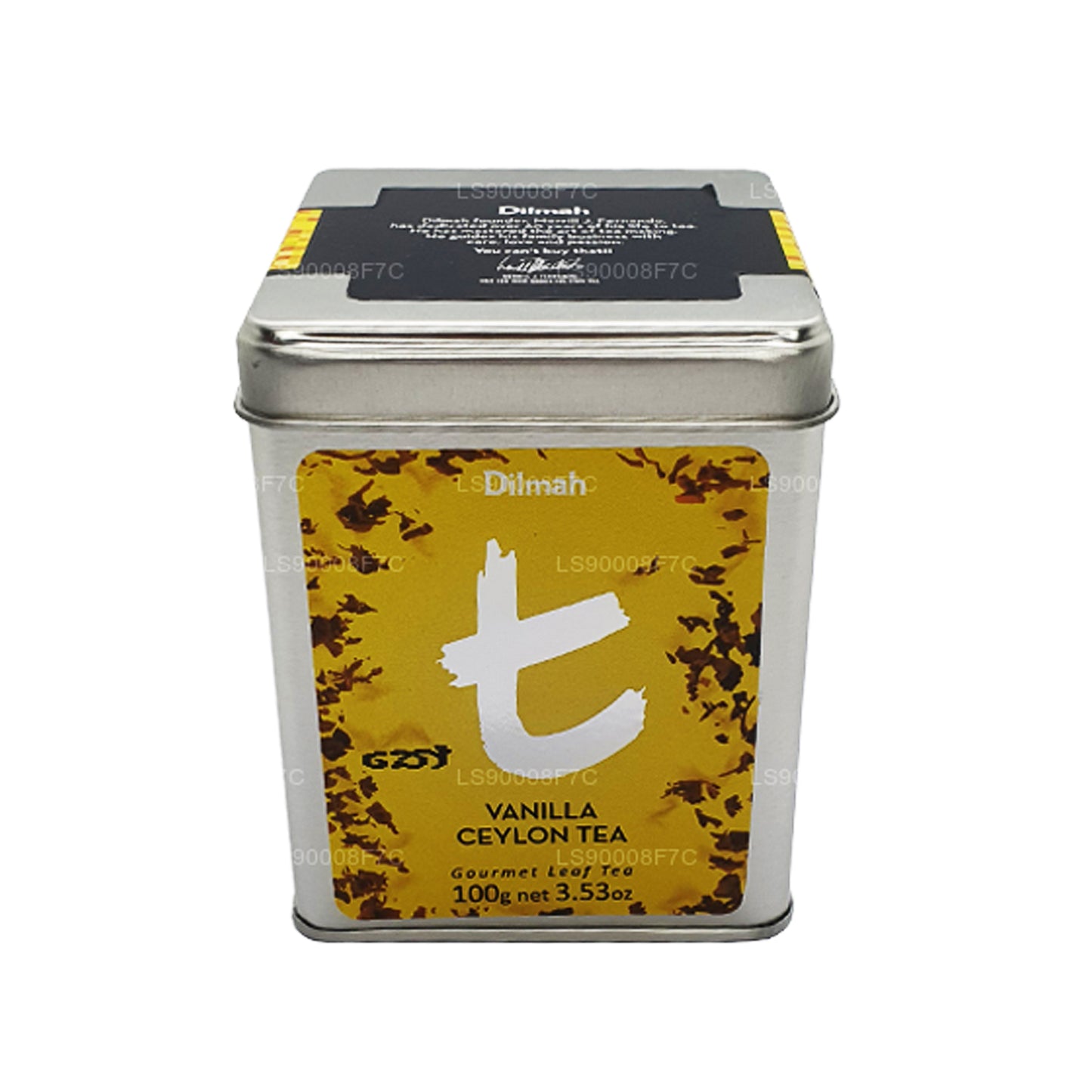 Té de vainilla y ceilán Dilmah T-series (100 g)