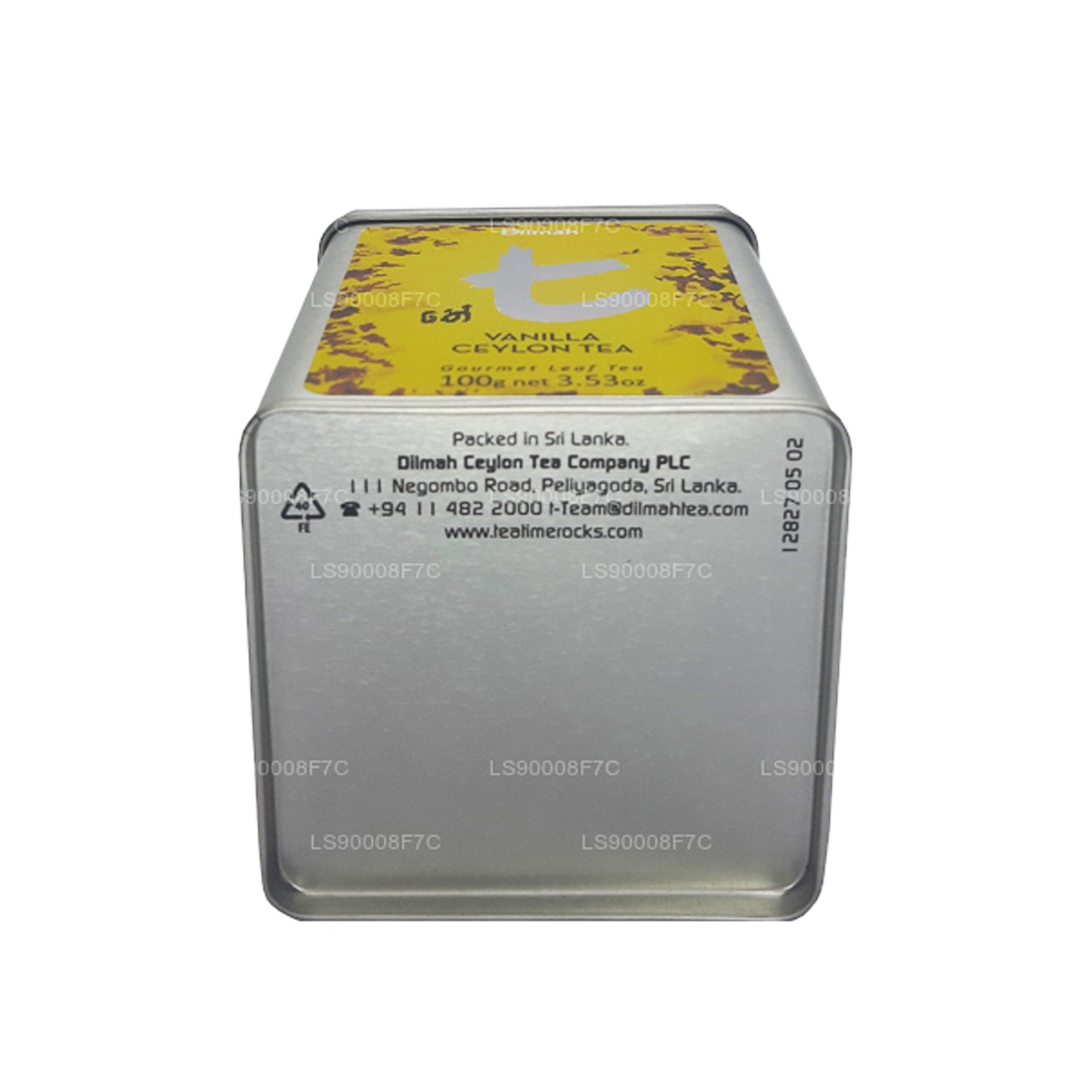 Té de vainilla y ceilán Dilmah T-series (100 g)