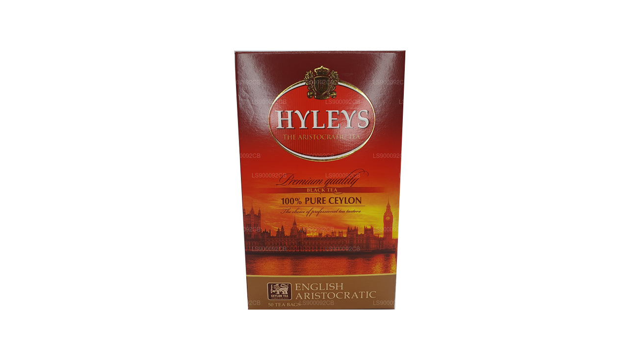 Té negro de alta calidad HYLEYS, 50 bolsitas de té (100 g)