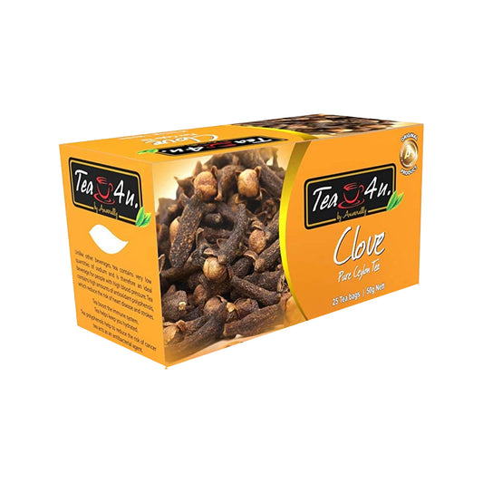 Té de clavo Tea4U (50 g) 25 bolsitas de té