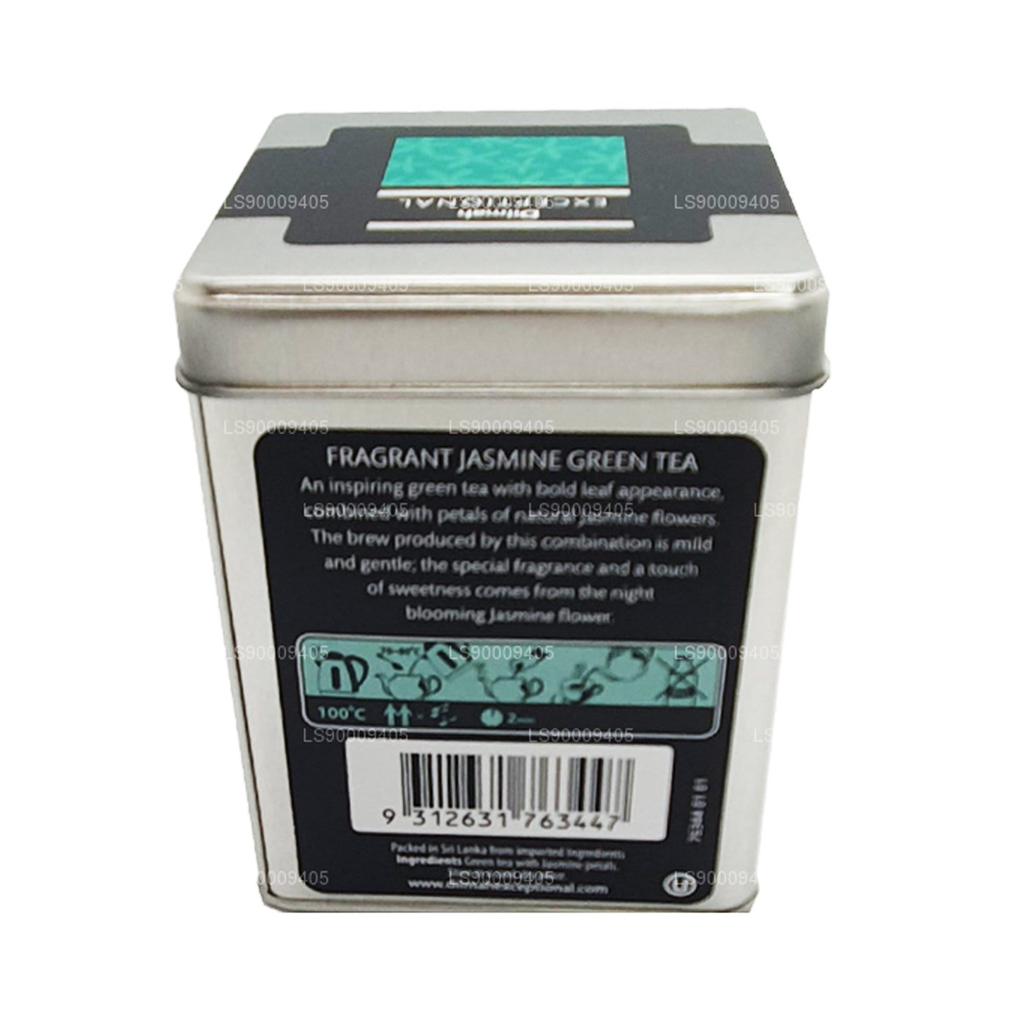 Té de hojas verdes de jazmín excepcionalmente aromático Dilmah (100 g)