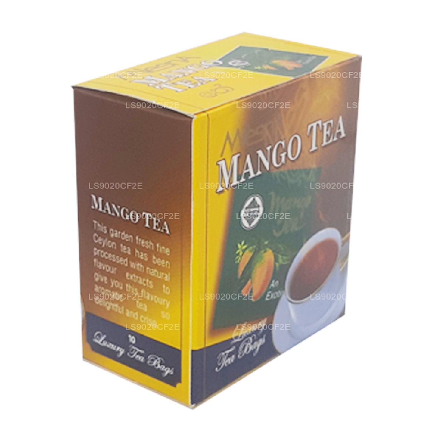 Té de mango Mlesna (20 g), 10 bolsas de té de lujo