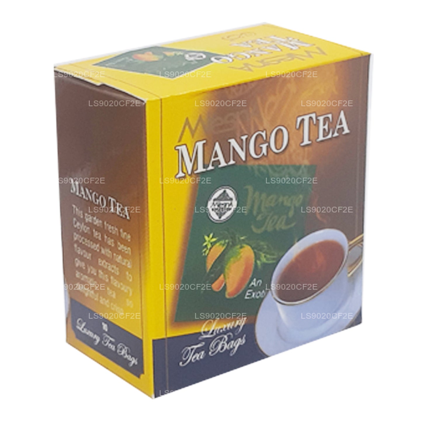 Té de mango Mlesna (20 g), 10 bolsas de té de lujo