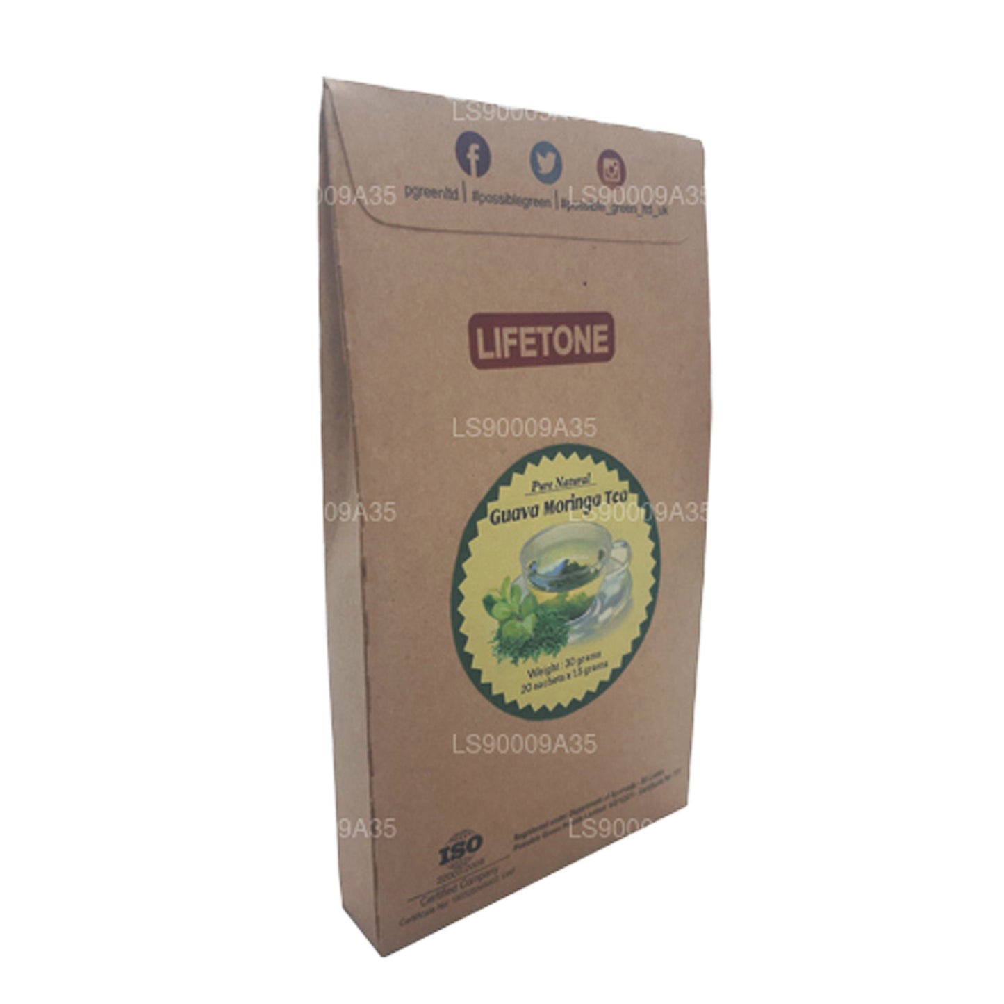 Té de moringa y guayaba Lifetone (30 g)