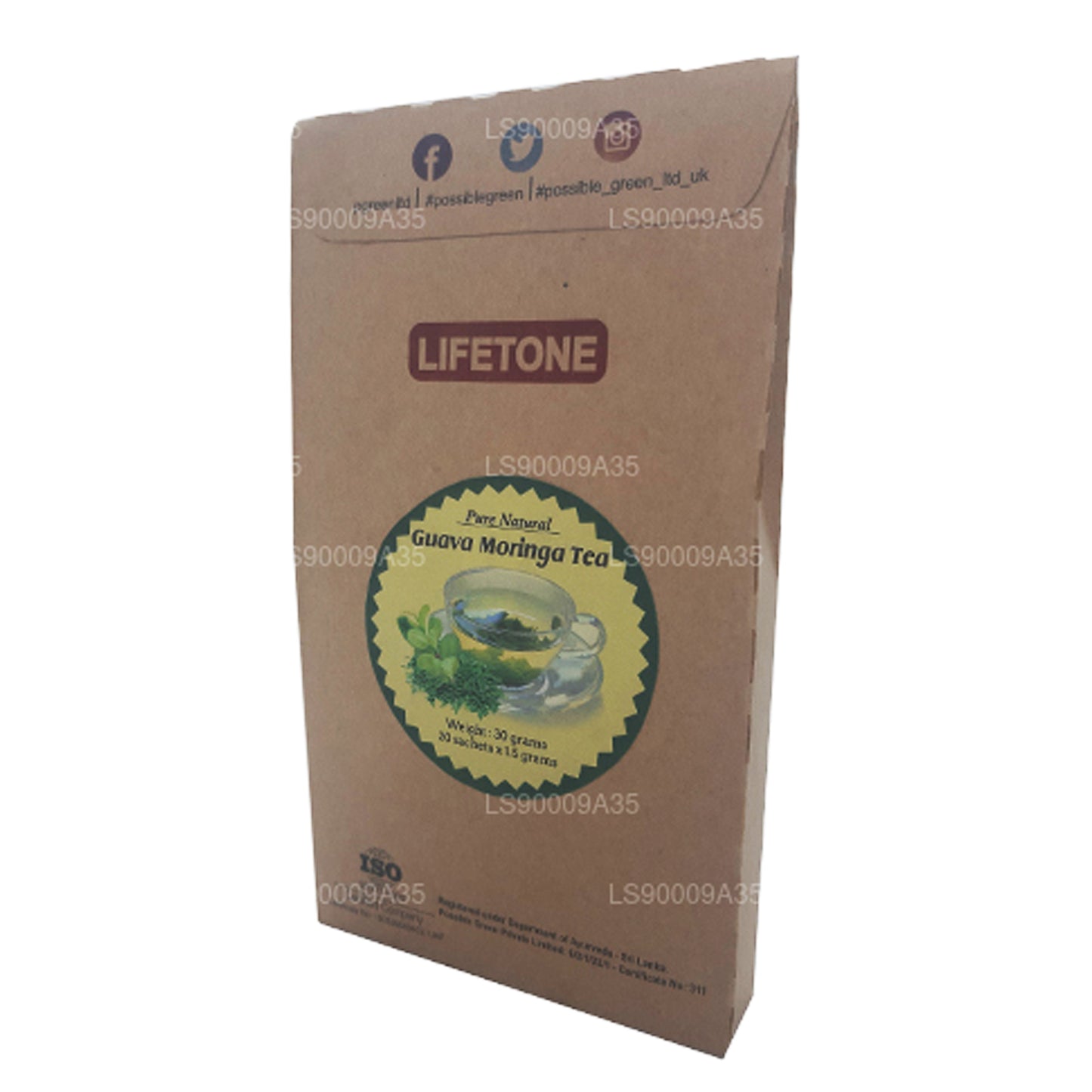 Té de moringa y guayaba Lifetone (30 g)