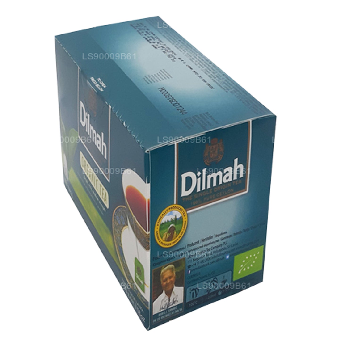 Té orgánico Dilmah (100 g) 50 bolsitas de té