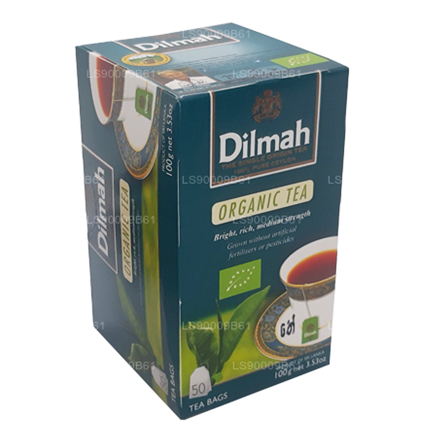 Té orgánico Dilmah (100 g) 50 bolsitas de té