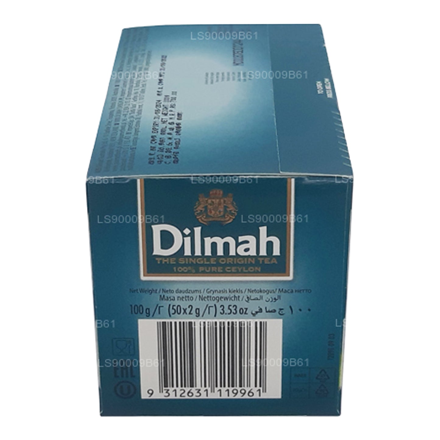 Té orgánico Dilmah (100 g) 50 bolsitas de té