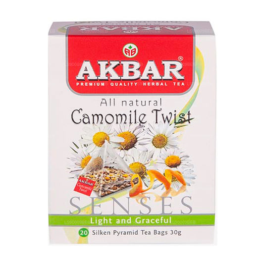 Akbar Chamomile Twist (30 g) 20 bolsitas de té