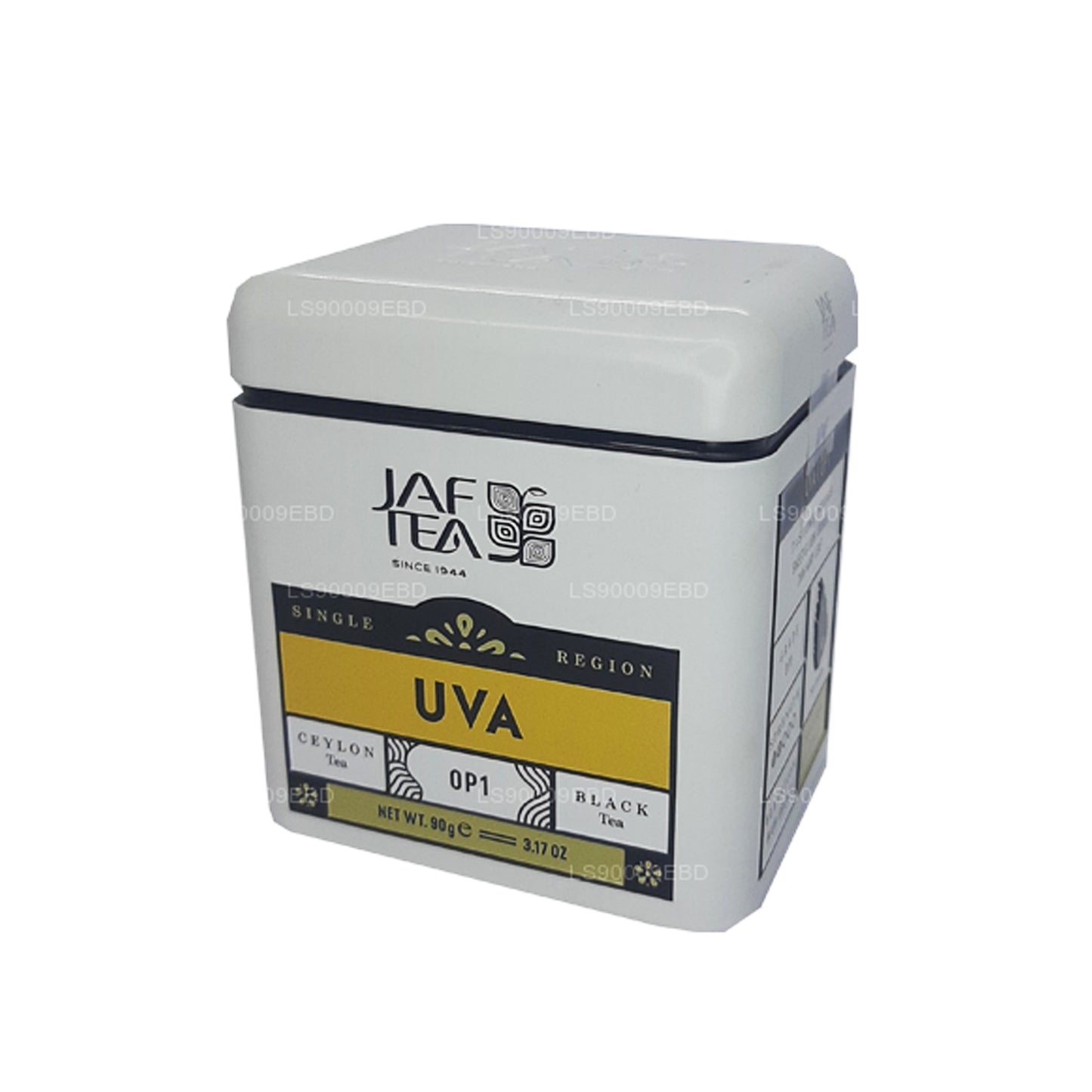 Lata de té Jaf de una sola región Uva OP1 (90 g)