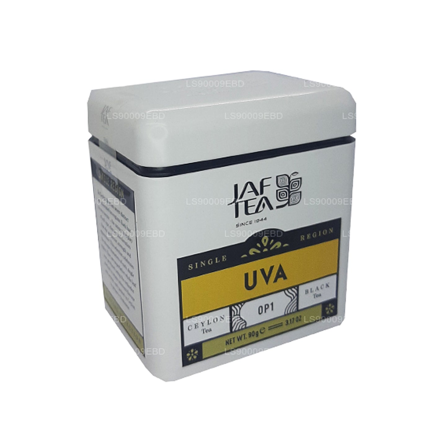 Lata de té Jaf de una sola región Uva OP1 (90 g)