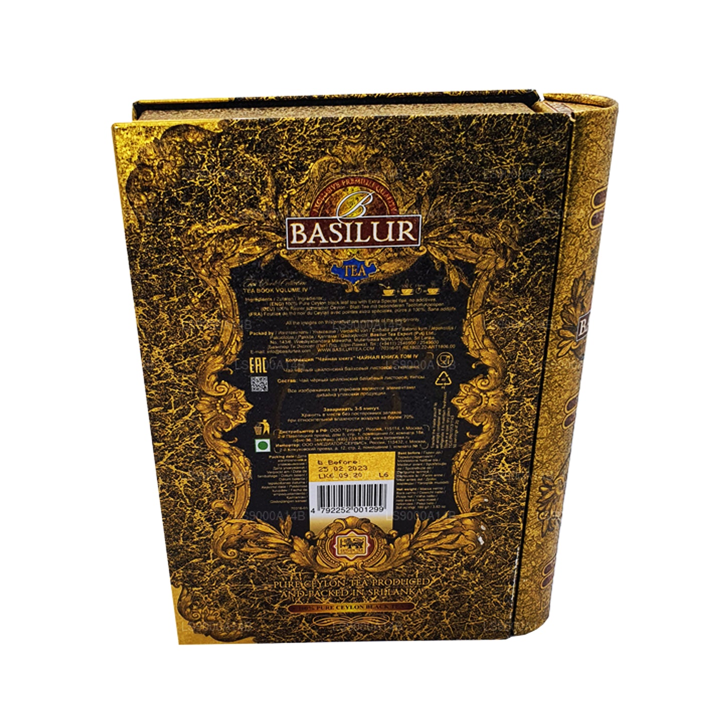Libro de té Basilur, volumen IV (100 g)