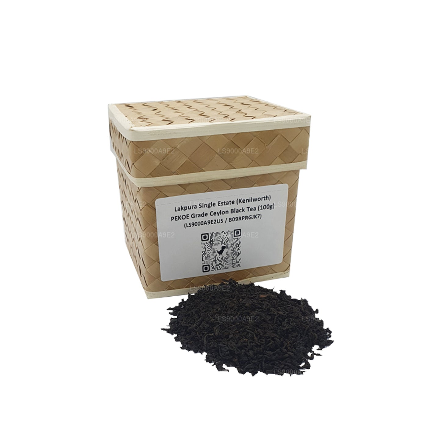 Té negro de Ceilán Lakpura Single Estate (Kenilworth) de grado PEKOE (100 g)