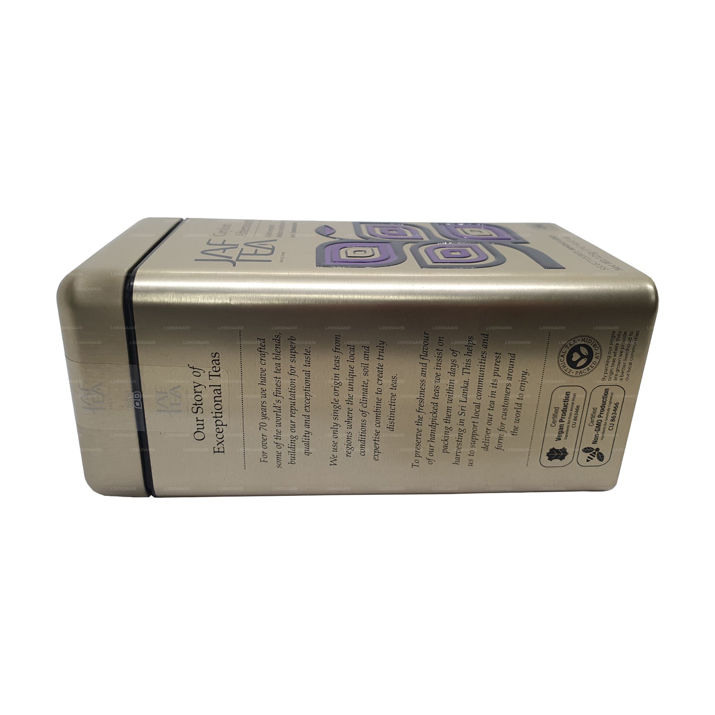 Carrito de tarde de Ceilán de la colección Classic Gold de Jaf Tea (125 g)